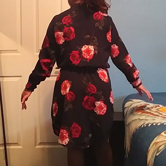 Red Rose dress - Picture 2 of 5